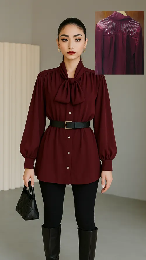 Dress Up Diva Power Bow Luxe Shirt